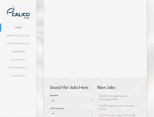 Tablet Screenshot of calicoasia.com